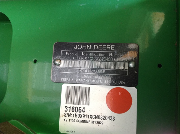 Photo of 2022 John Deere X9 1100