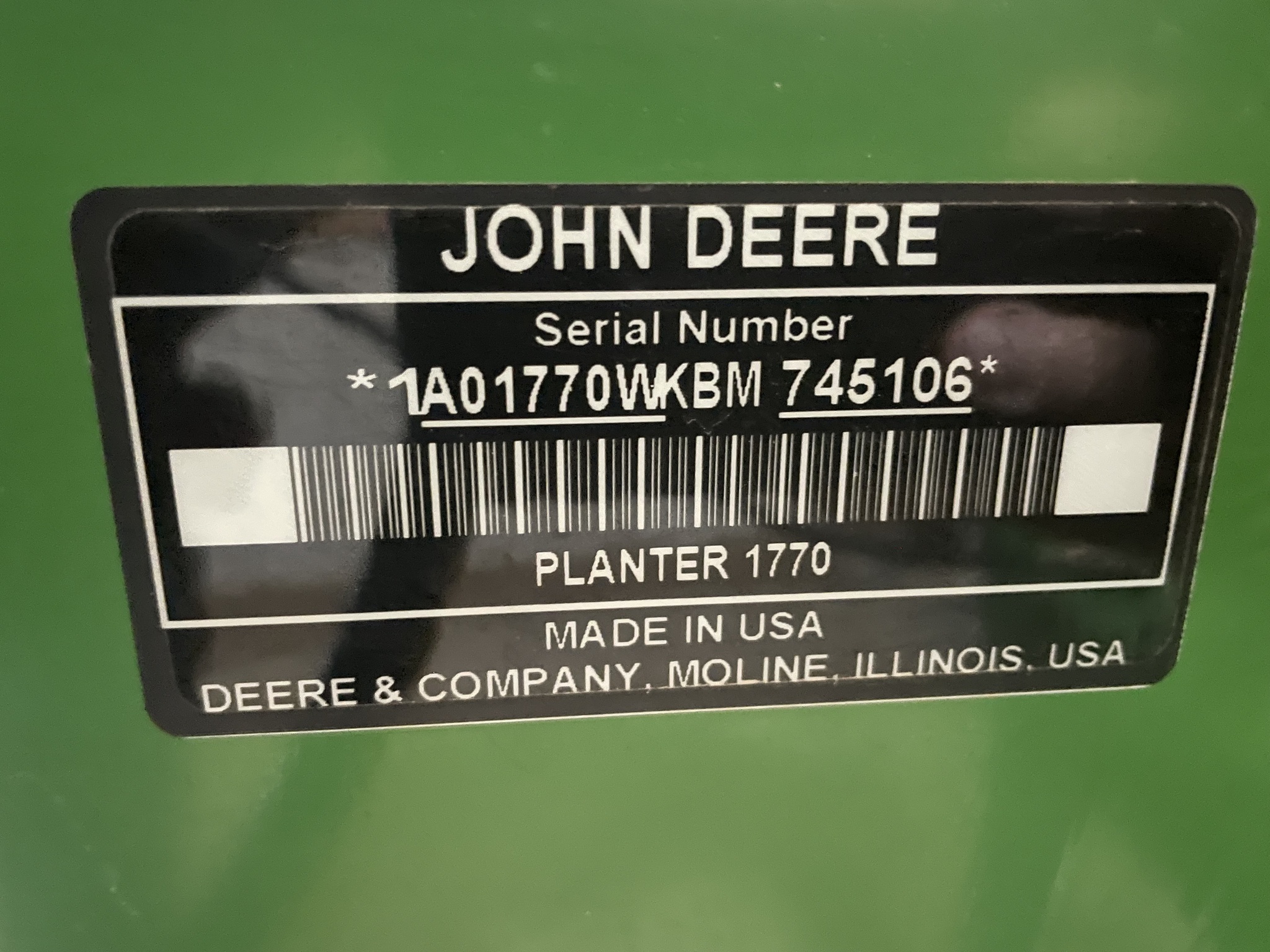  2011 John Deere 1770NT at Heritage Tractor in Macomb, IL