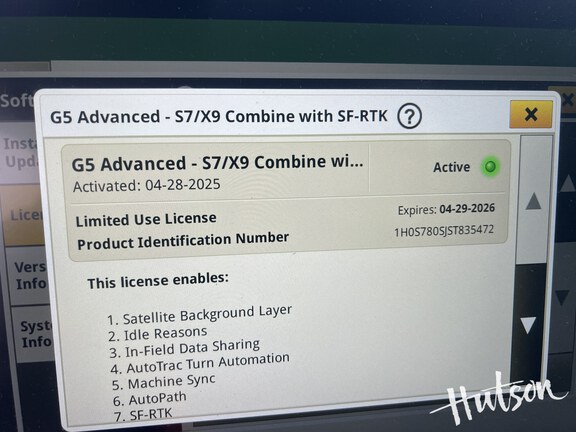 Photo of 2025 John Deere S7 800