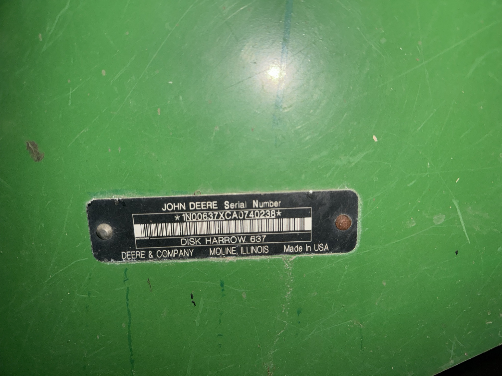  2010 John Deere 637 at Heritage Tractor in Brimfield, IL