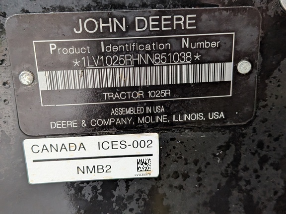 2022 John-Deere 1025R