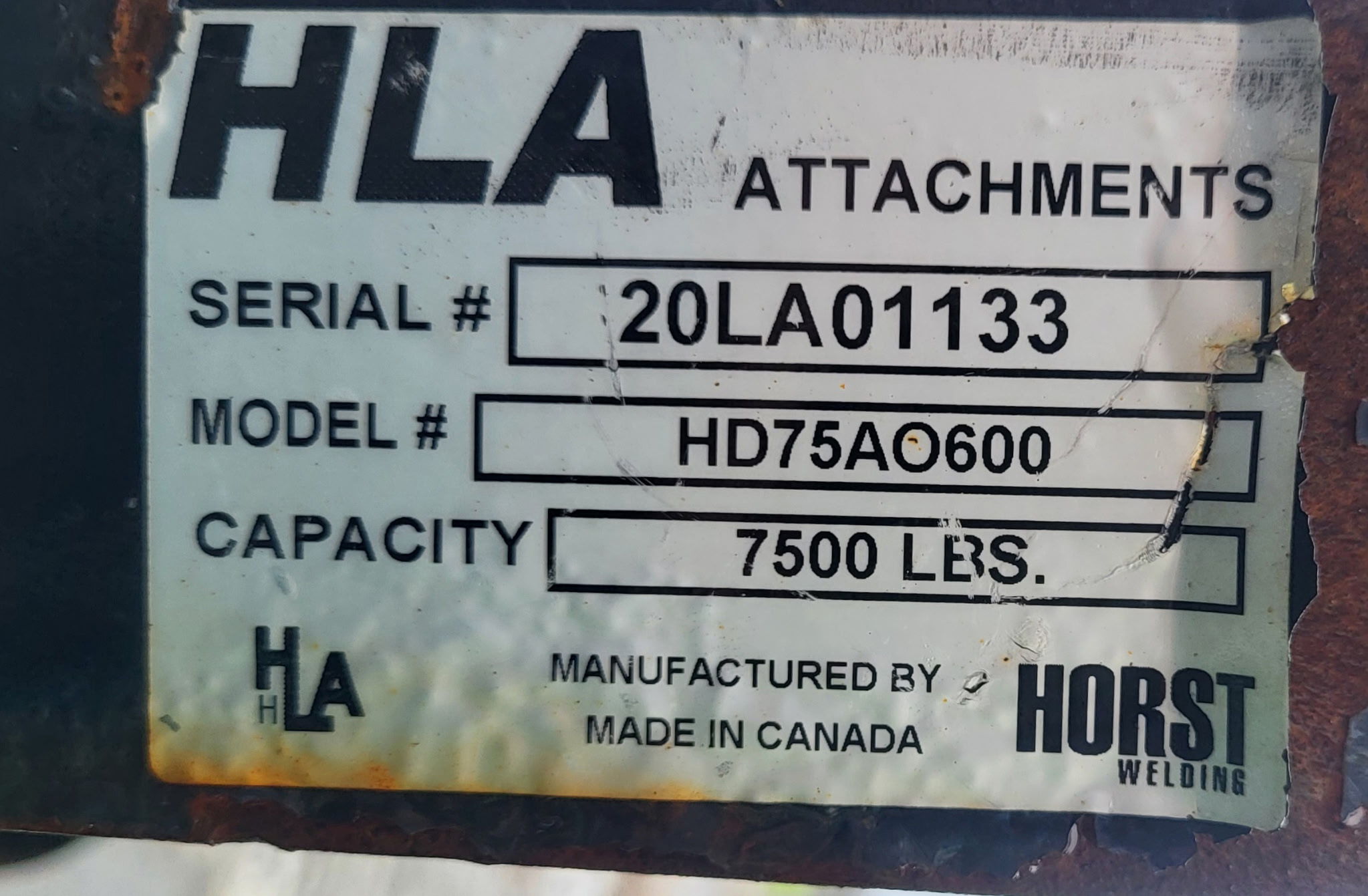 2020 HLA HD75 Image 4