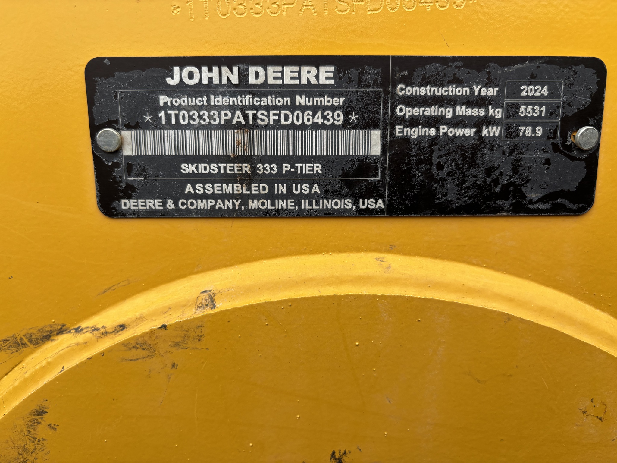 2024 John Deere 333 P Image 5