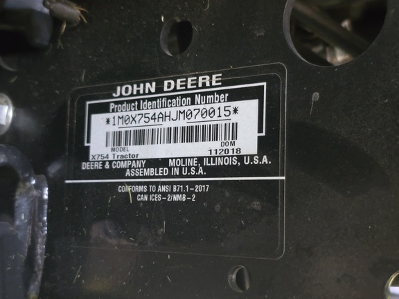 2018 John Deere X754 - Photo9