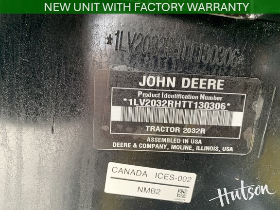 Photo of 2026 John Deere 2032R