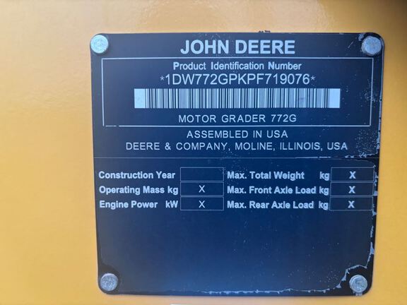 2024 John Deere 772G