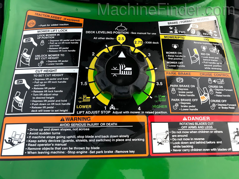 2014 John Deere X300 Image 10