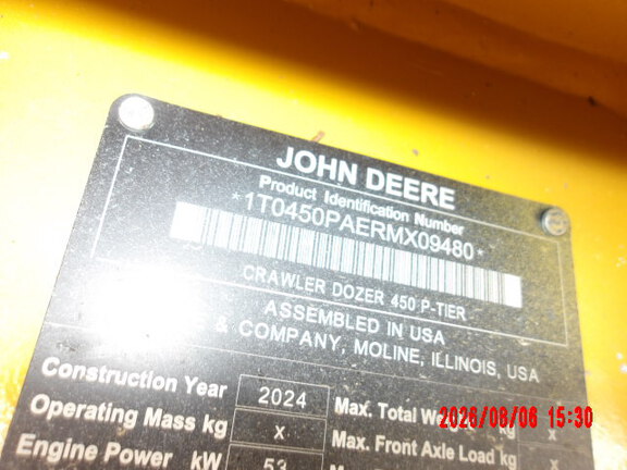 2024 John Deere 450 P-Tier