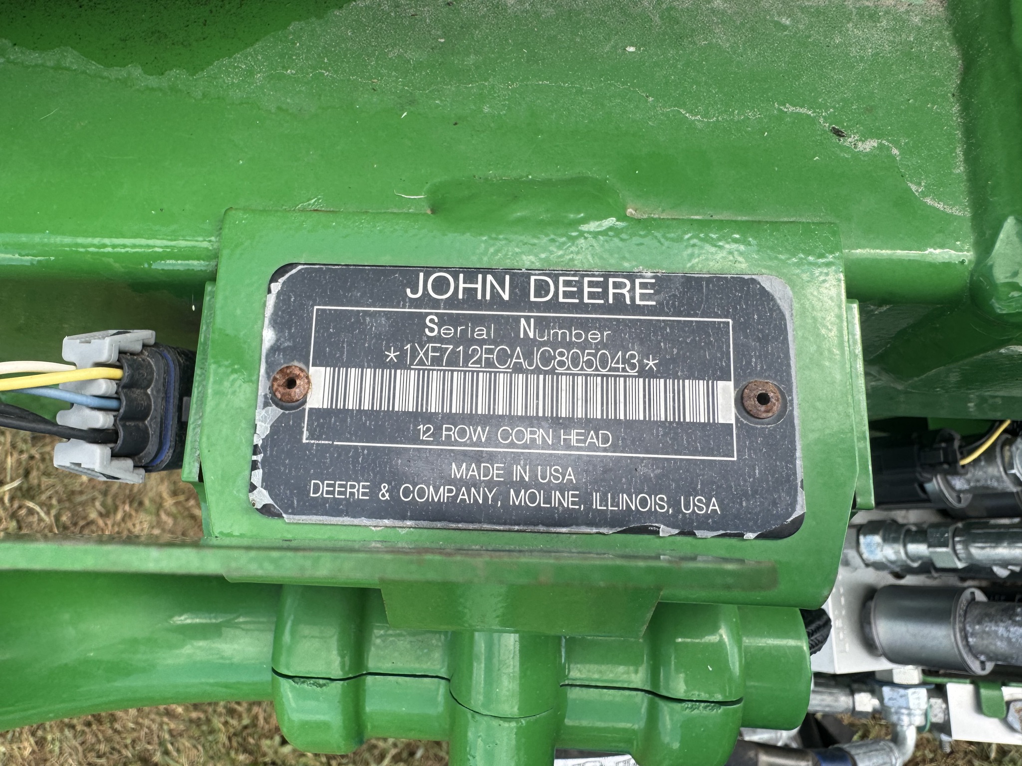  2018 John Deere 712FC StalkMaster at Heritage Tractor in Macomb, IL