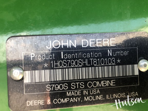 Photo of 2020 John Deere S790