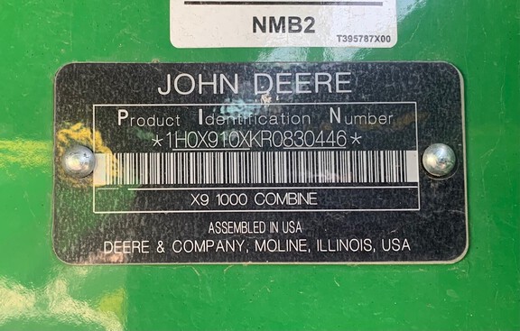2024 John Deere X9 1000