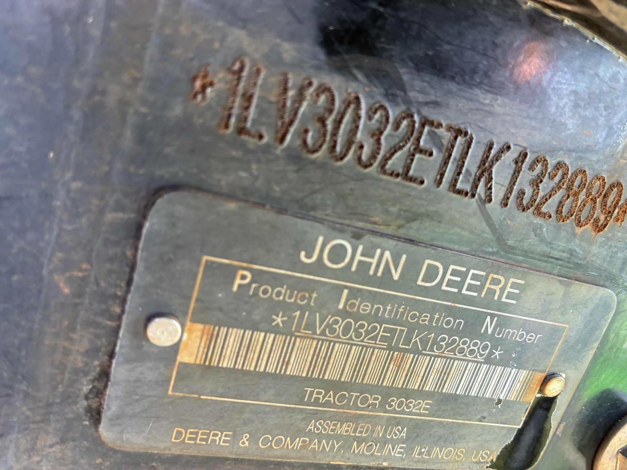 2020 John Deere 3032E Image 11