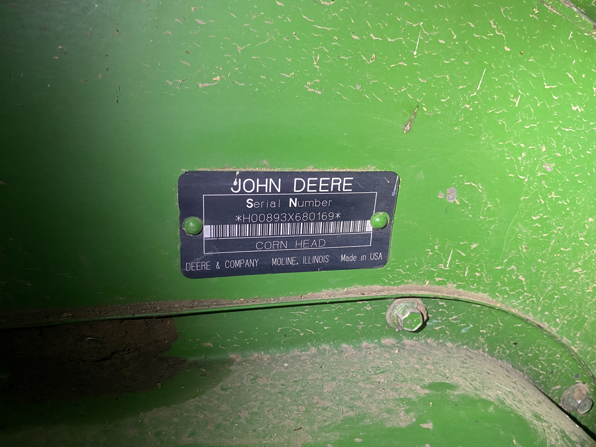 1999 John Deere 893 Image 3