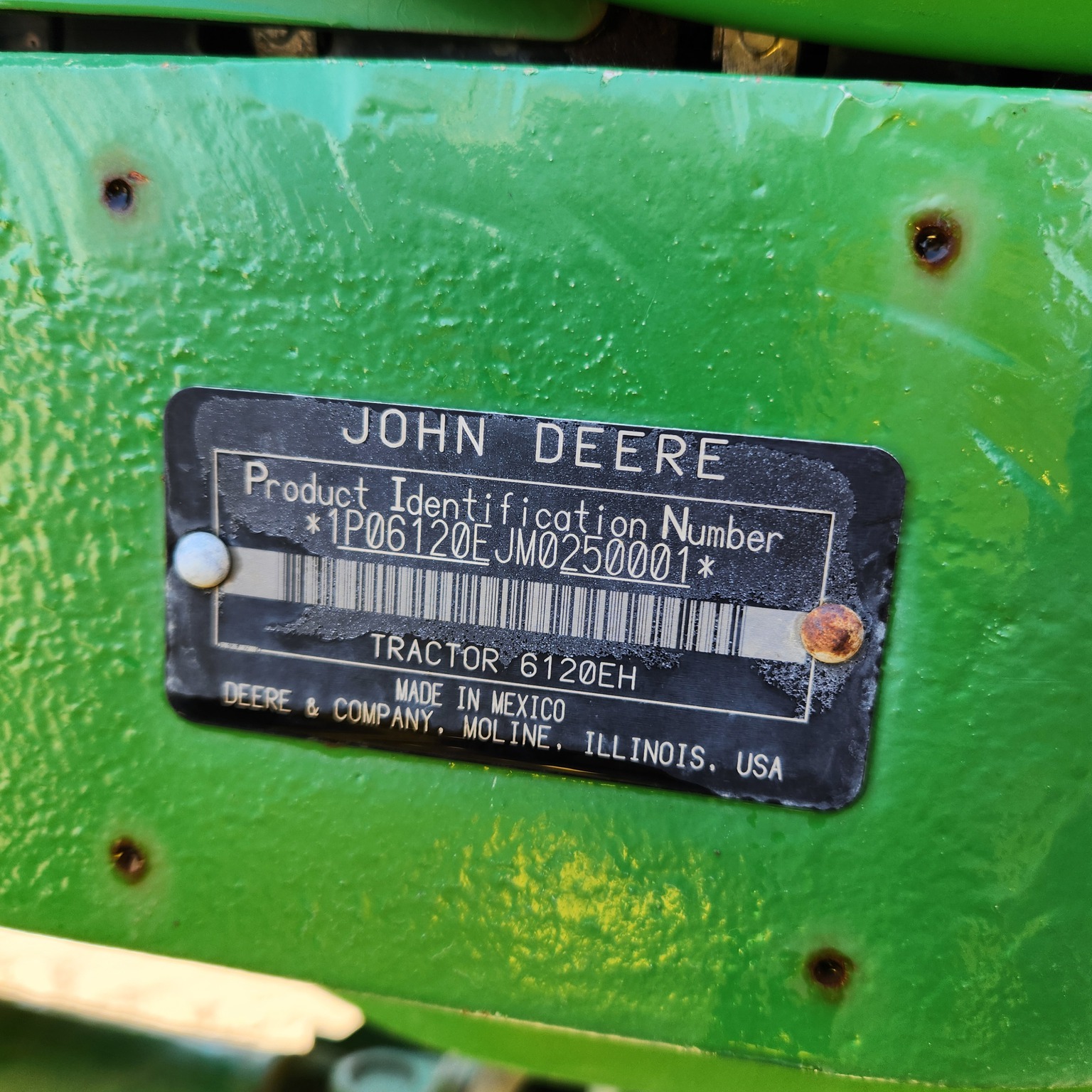2021 John Deere 6120E Image 13