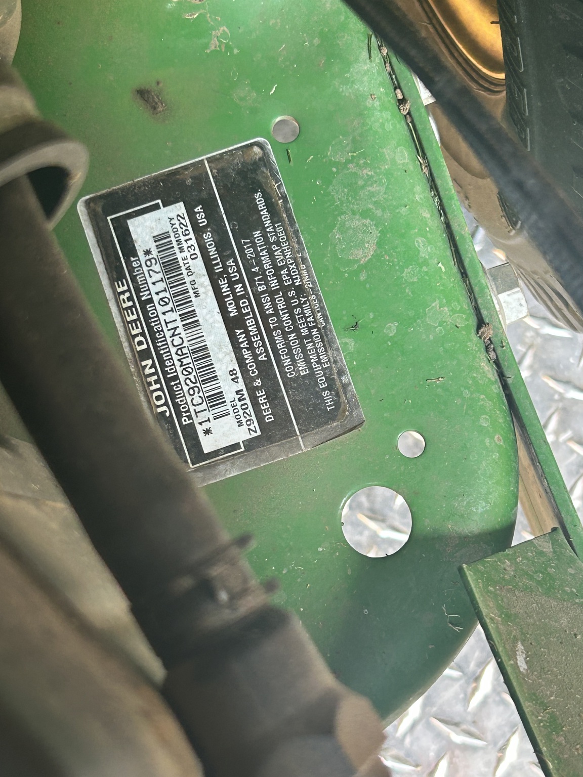  2022 John Deere Z920M at Heritage Tractor in Olathe, KS