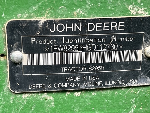 Photo of 2016 John Deere 8295R