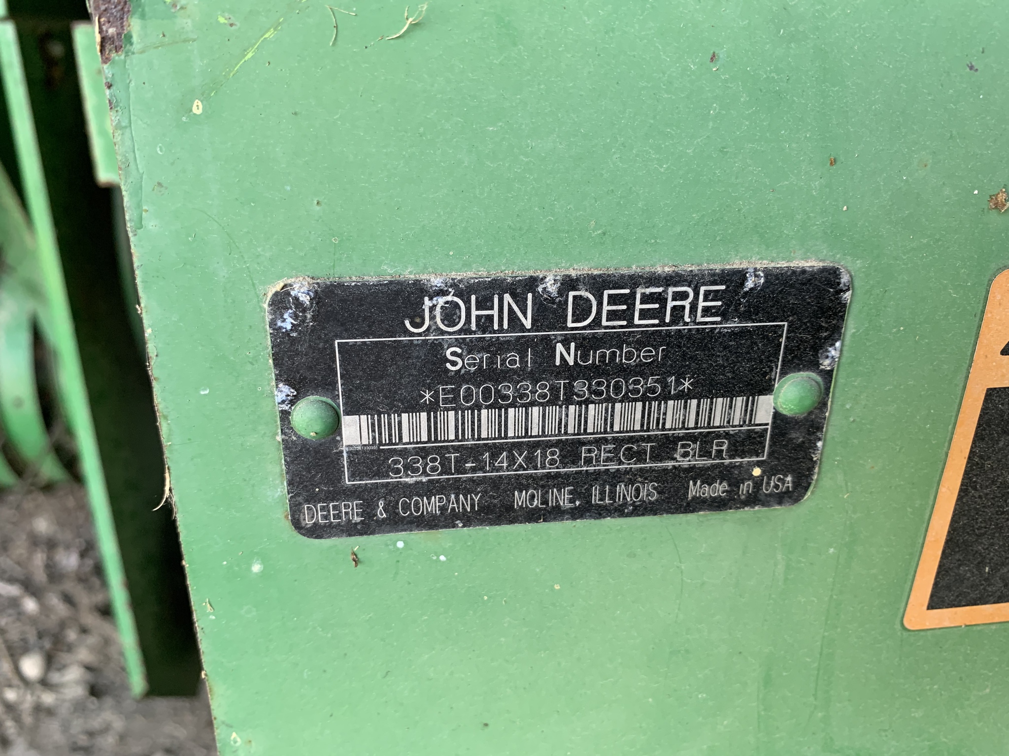 2007 John Deere 338 Image 18