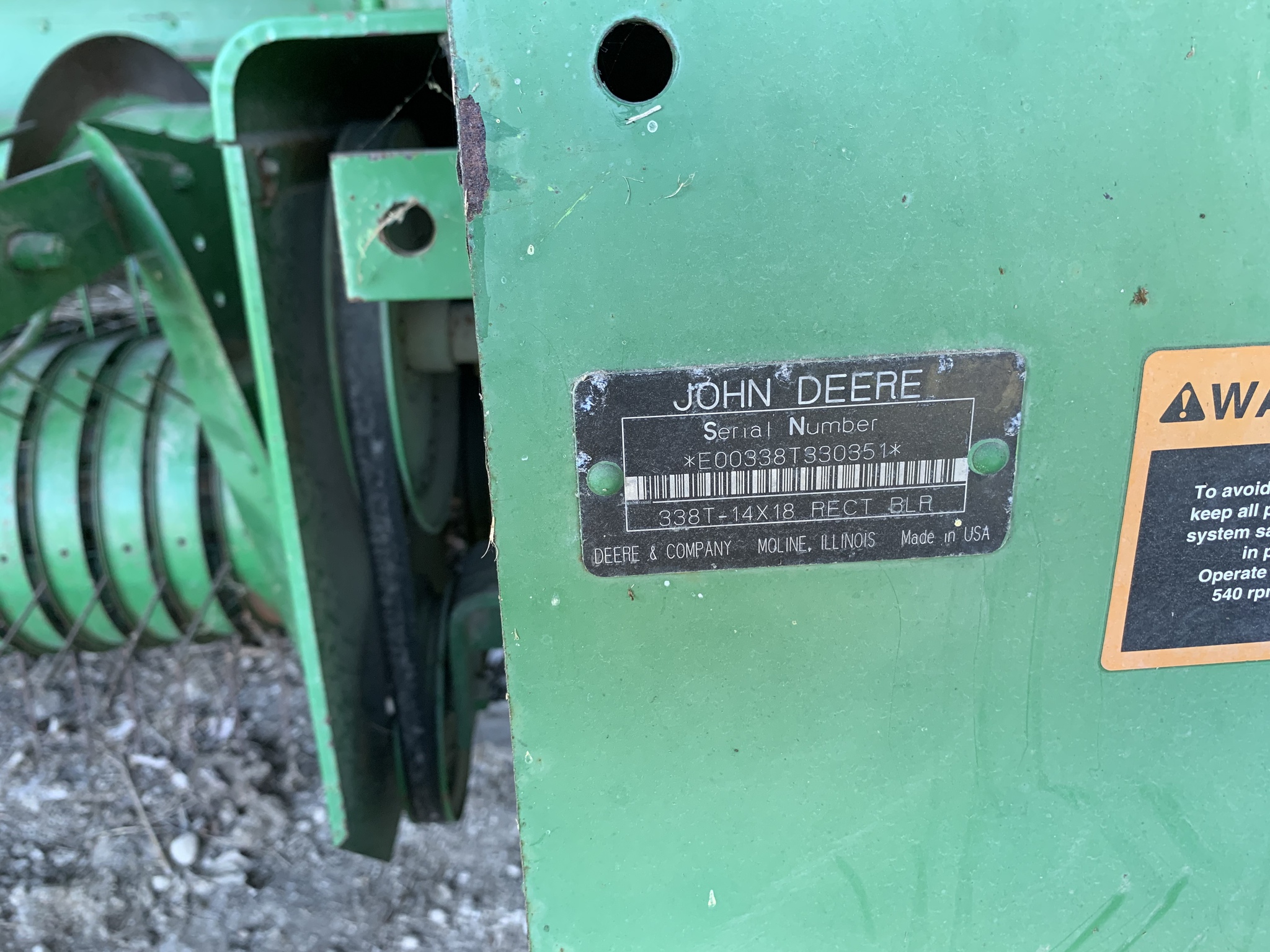 2007 John Deere 338 Image 17