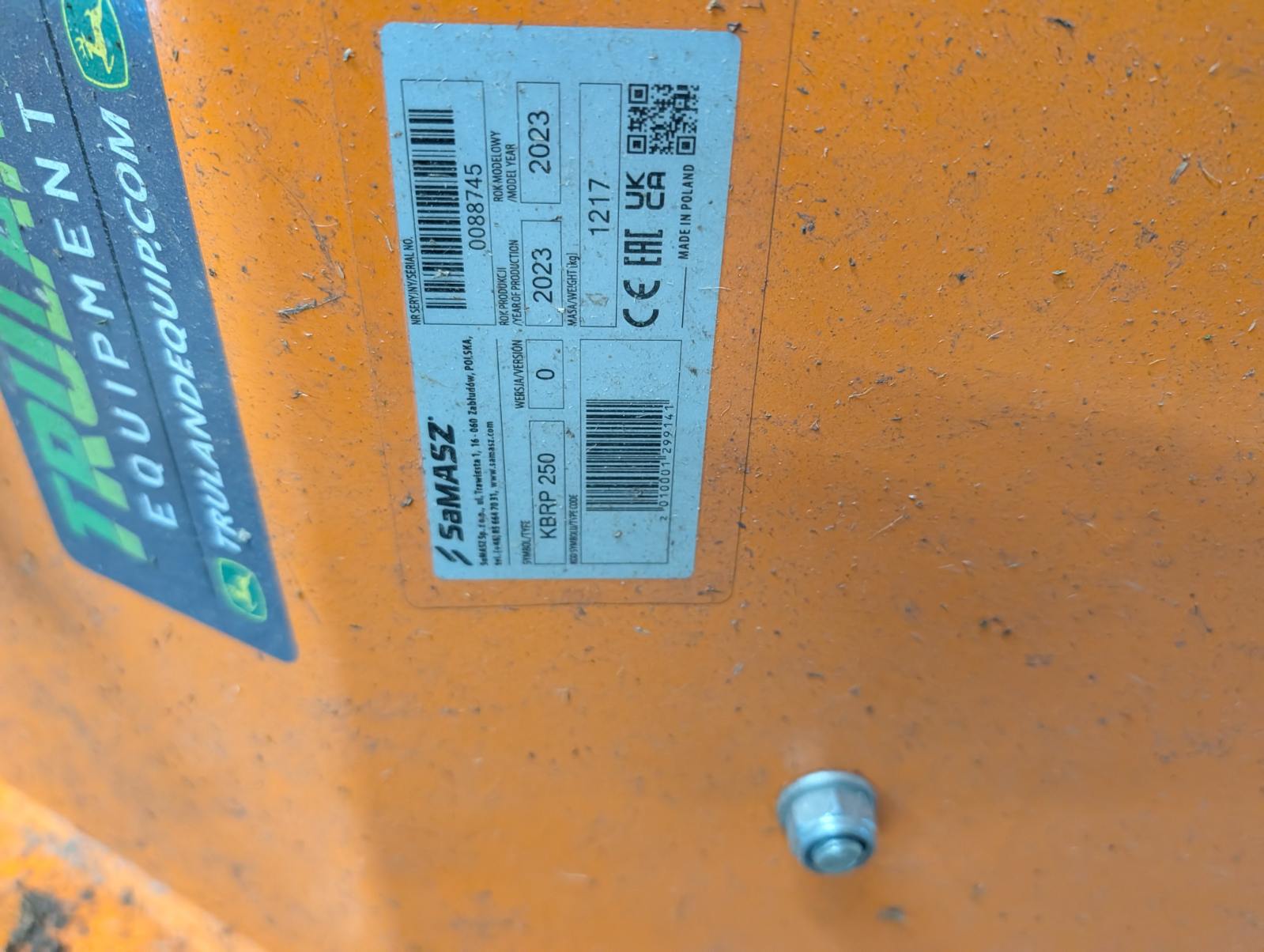 2023 Samasz KBRP250 Image 6