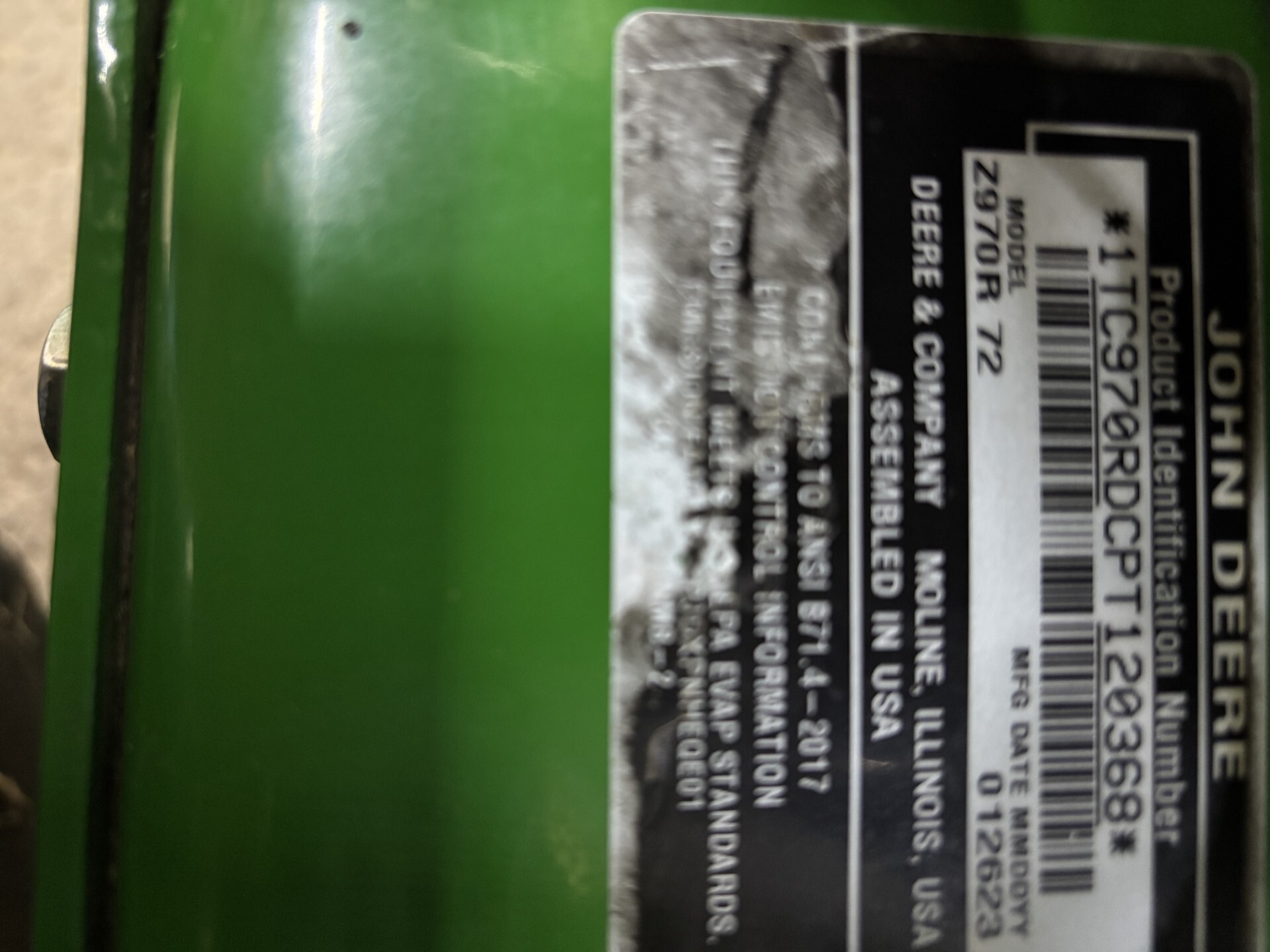 2023 John Deere Z970R Image 6