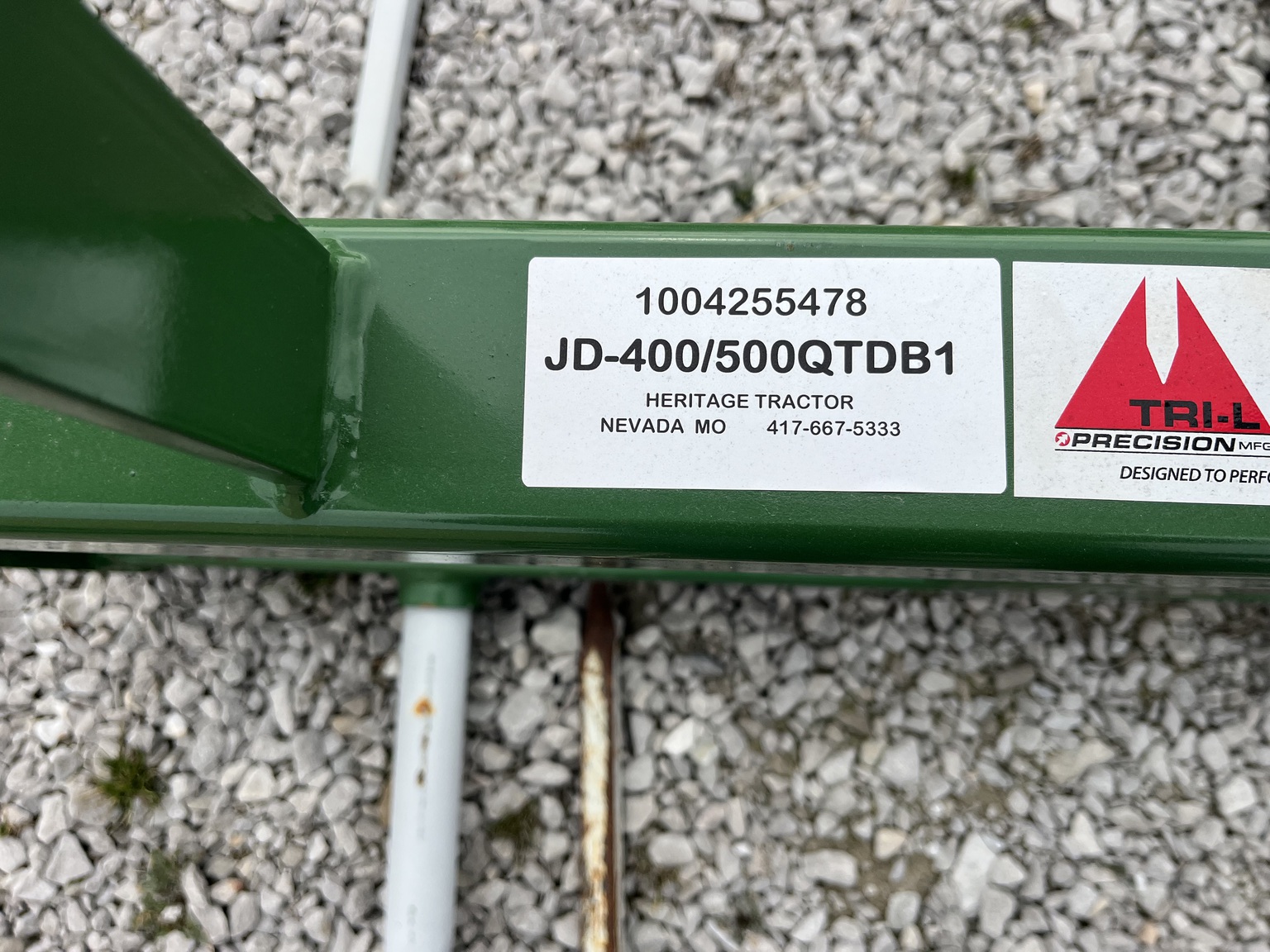  2025 TRI-L JD-400/500QTDB1 at Heritage Tractor in Nevada, MO