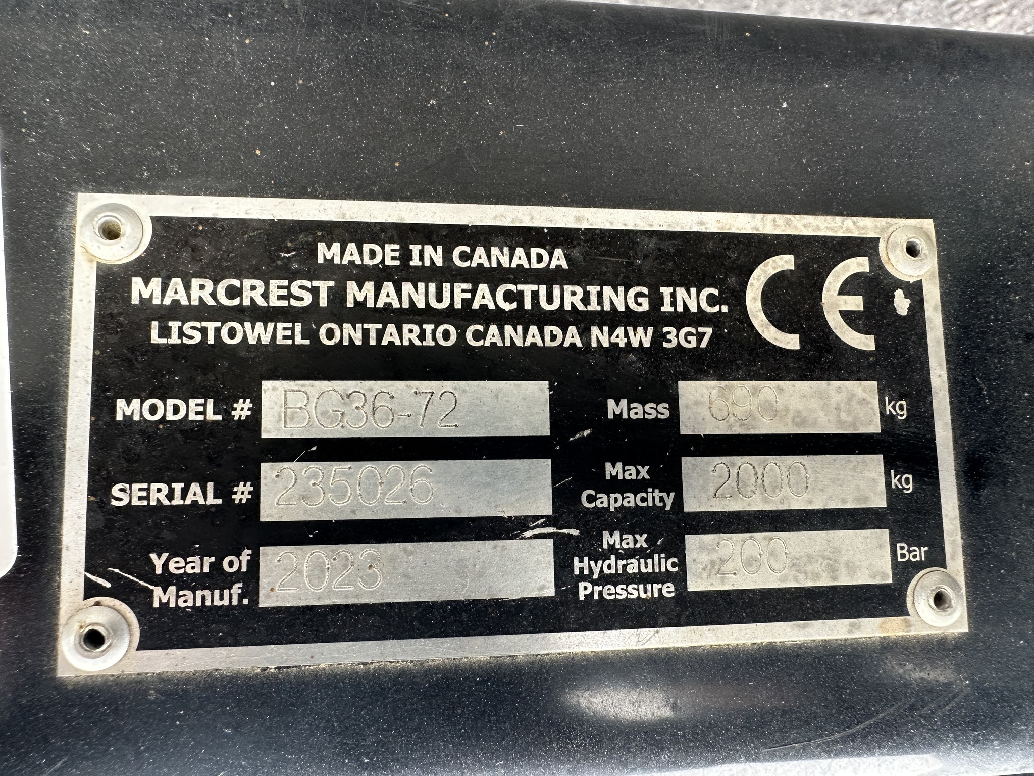 2023 Miscellaneous BG36-72 Image 3