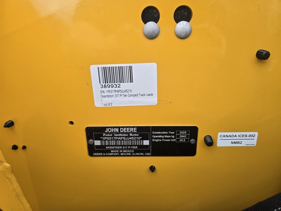 Photo of 2025 John Deere 317 P