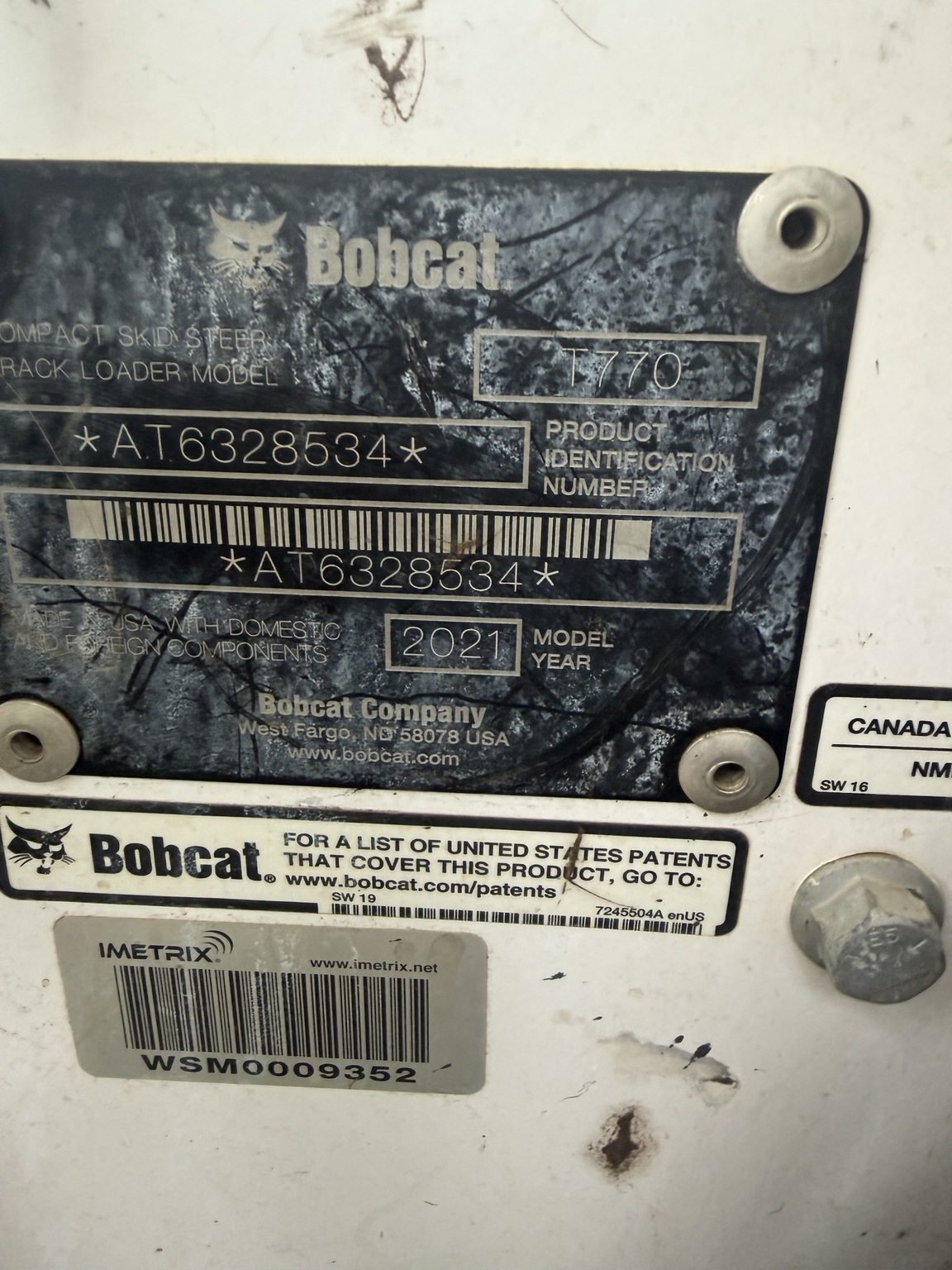  2020 Bobcat T770 at Heritage Tractor in Harrison, AR