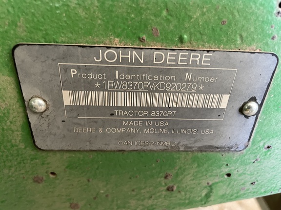 2019 John Deere 8370RT - Photo2