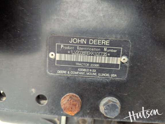 Photo of 2019 John Deere 2038R