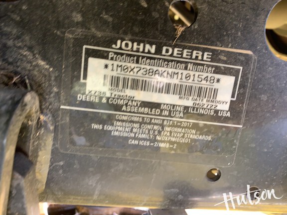 Photo of 2022 John Deere X738