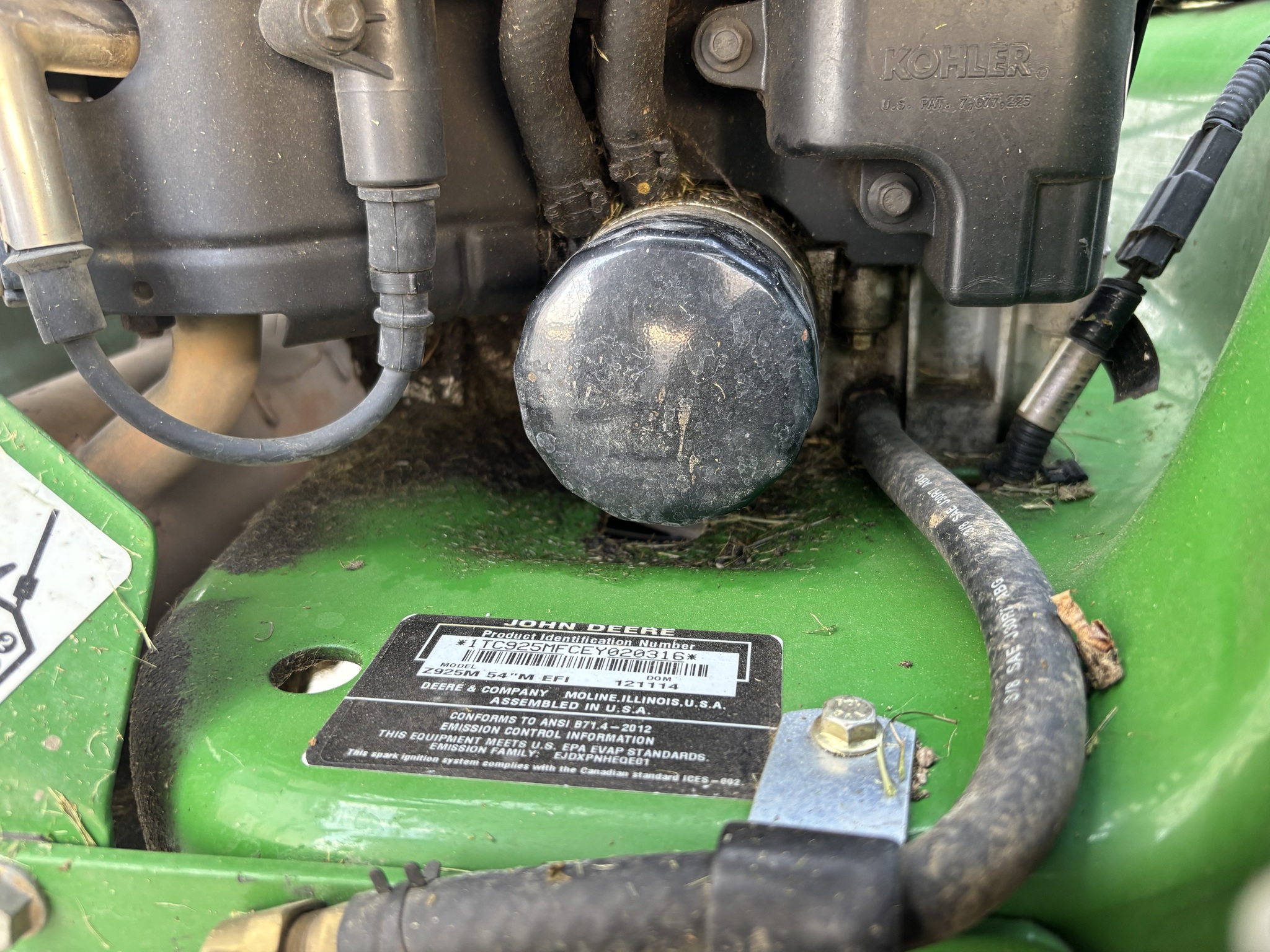 Used 2014 John Deere Z925M Zero Turn Mowers at Koenig Equipment in Botkins, OH - PhotoXL18