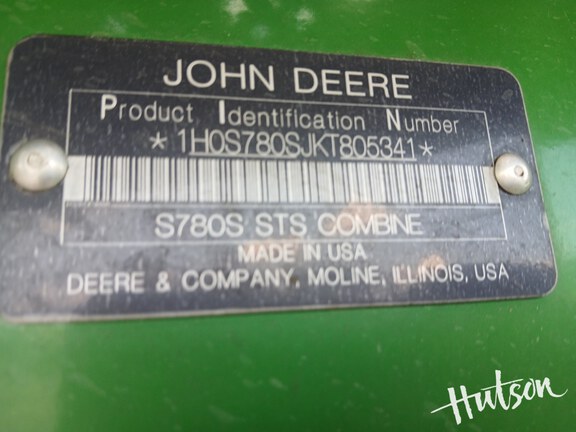 Photo of 2019 John Deere S780