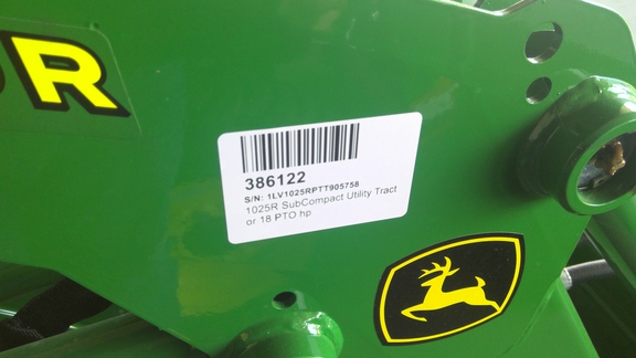 2026 John Deere 1025R