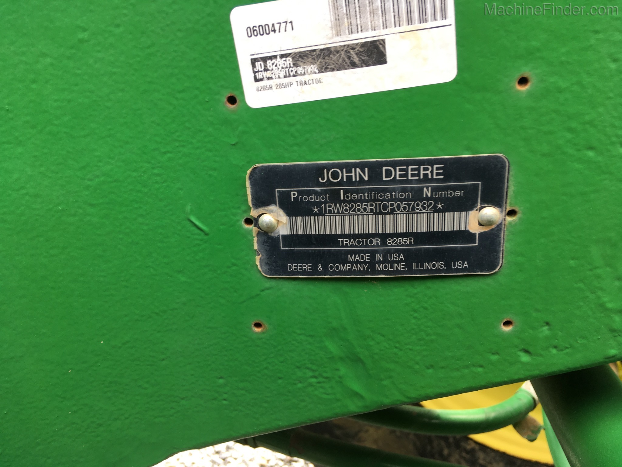 2012 John Deere 8285R Image 9