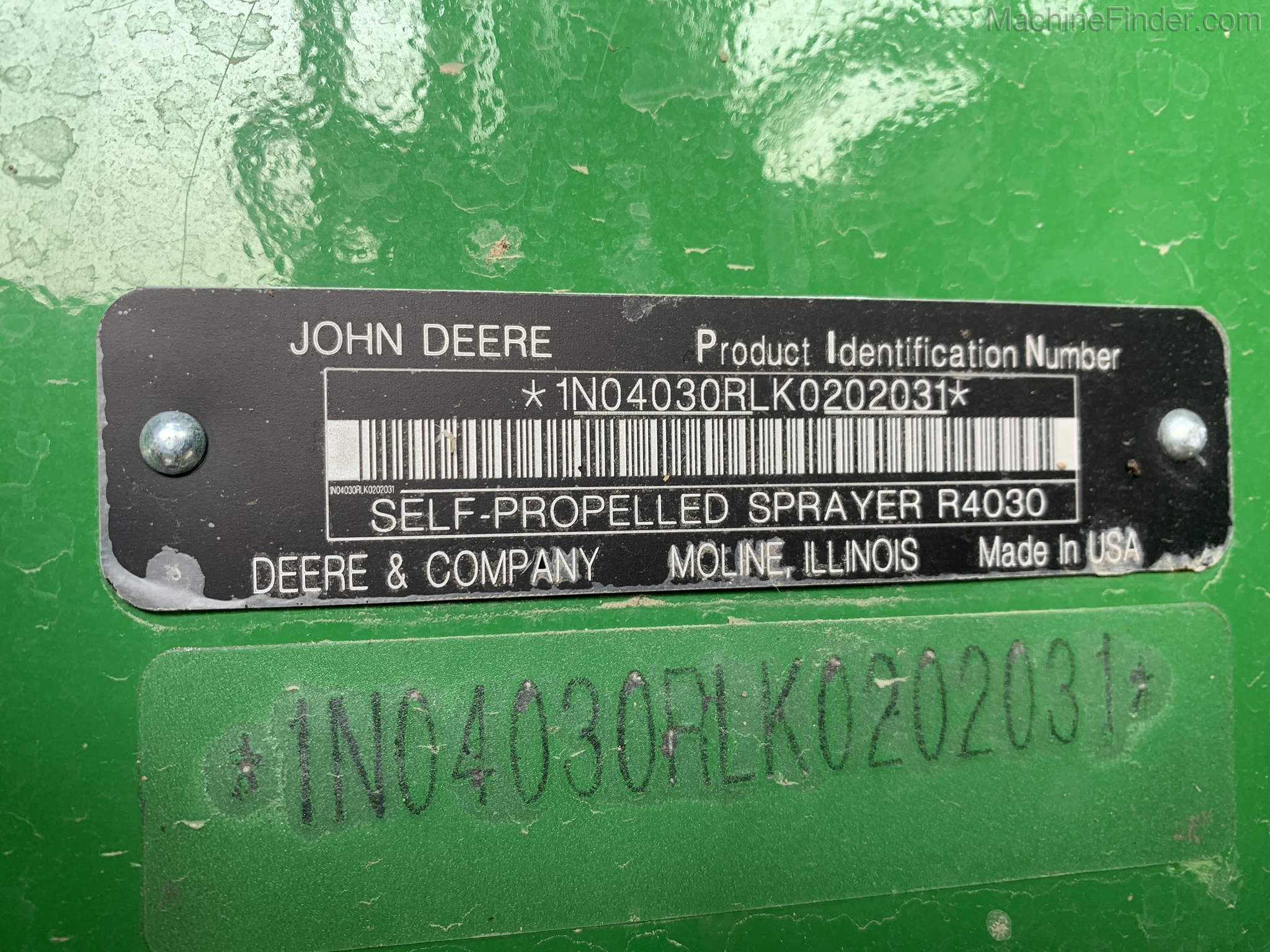 2020 John Deere R4030 Image 22