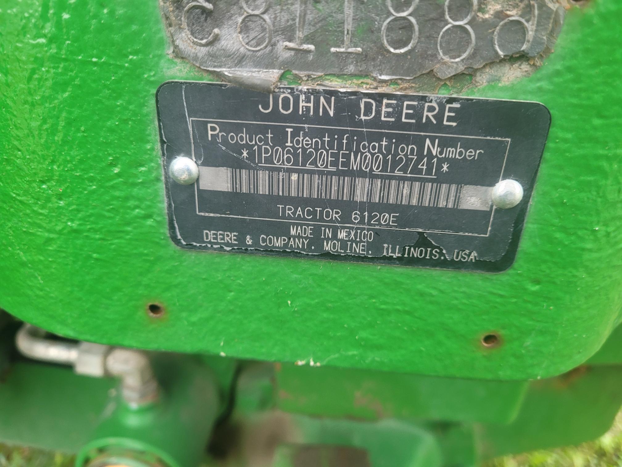 2021 John Deere 6120E Image 10