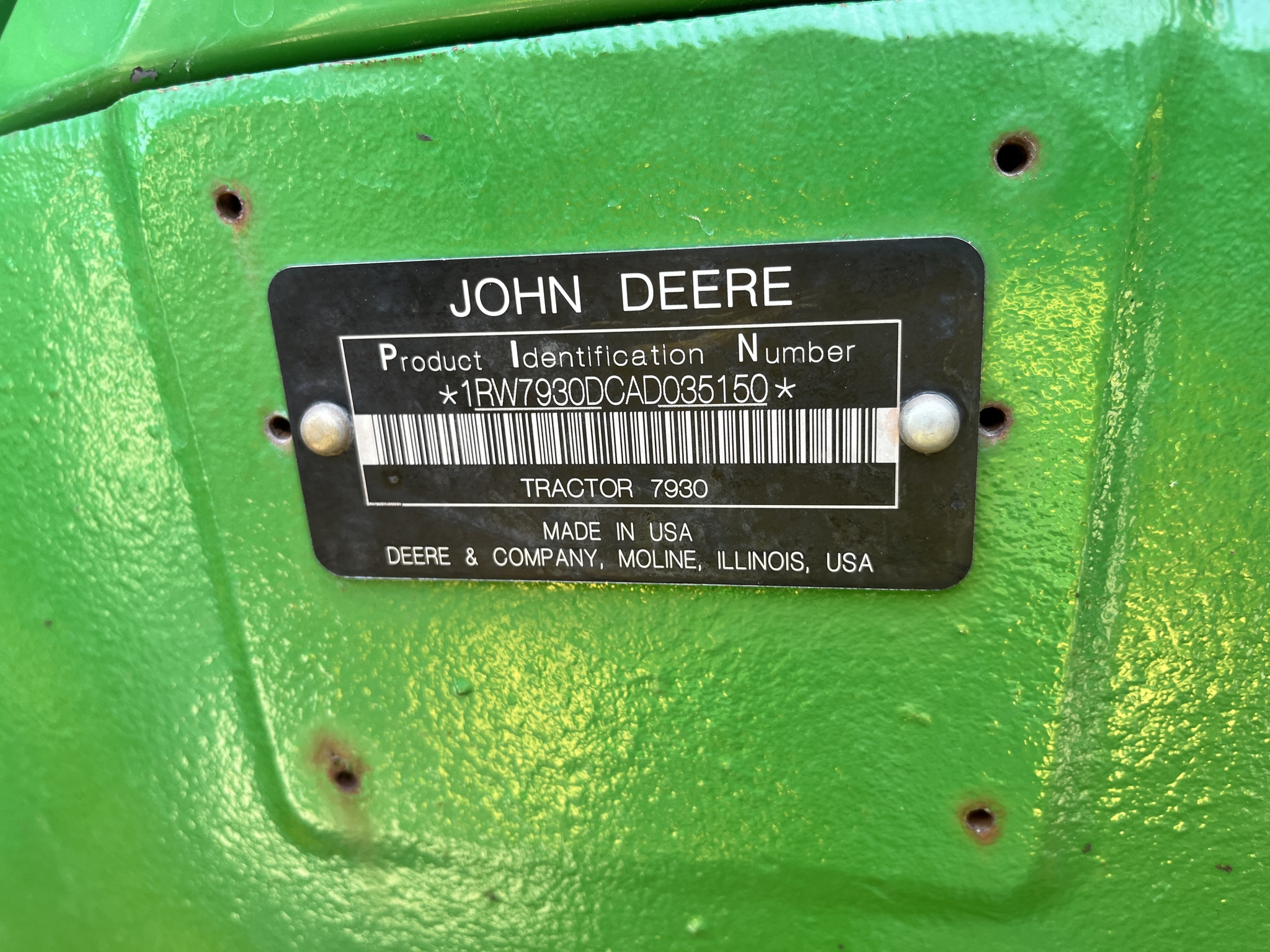 2011 John Deere 7930 Image 31