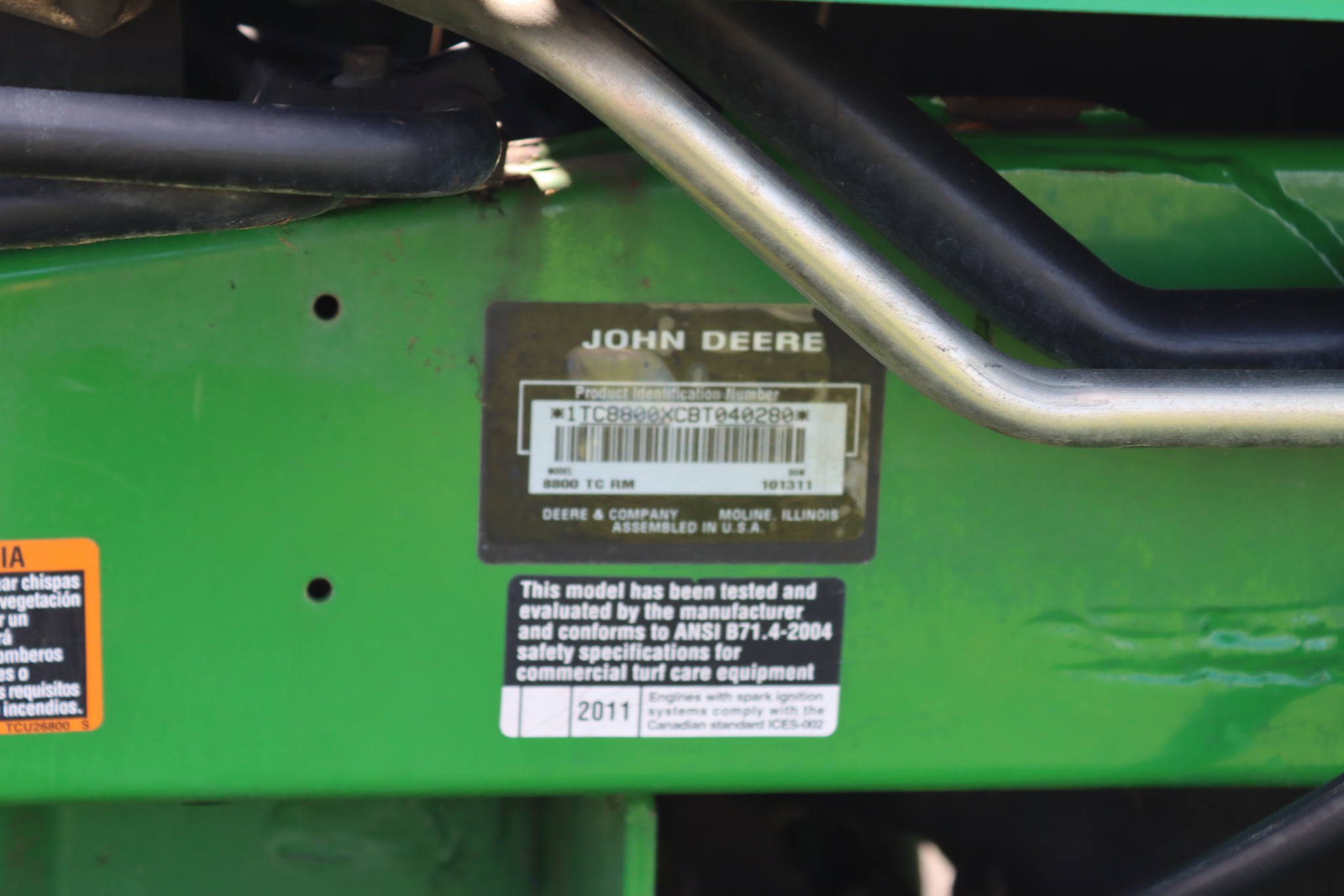 2011 John Deere 8800 Rough Mowers