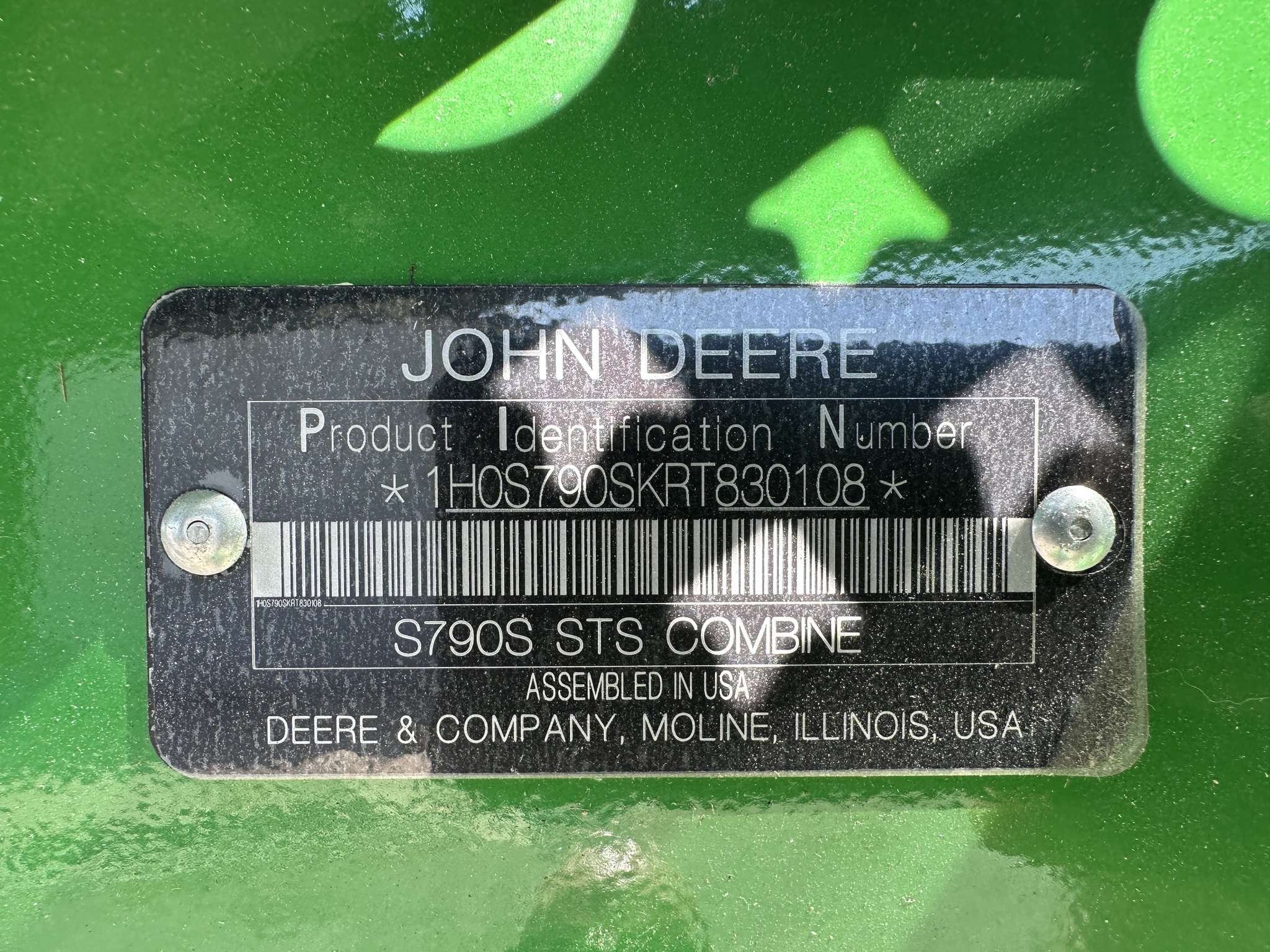 2024 John Deere S790 Image 2