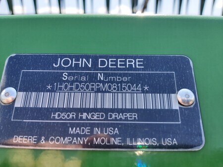 Used 2021 John Deere HD50R Combine Platforms at Horizon Ag & Turf in St. Paul, AB - Photo20