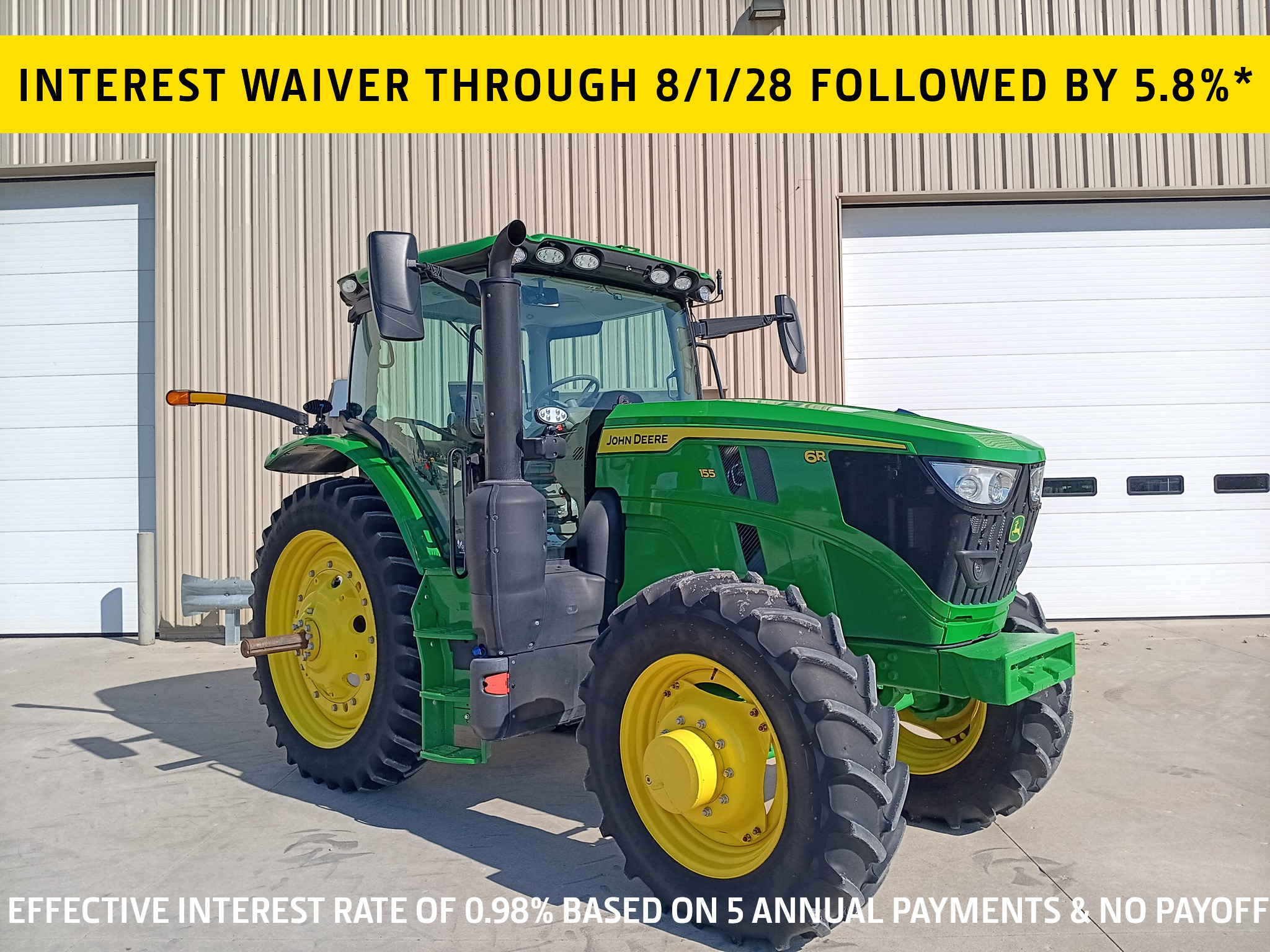 2023 John Deere 6R 155 Image 1