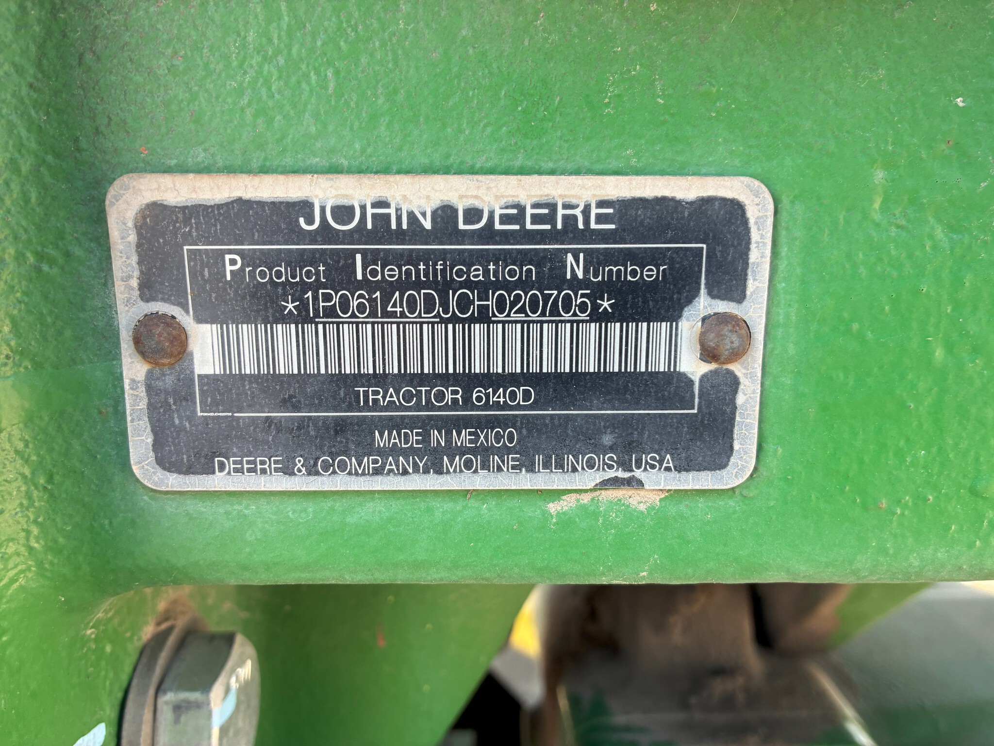 2012 John Deere 6140D Image 13