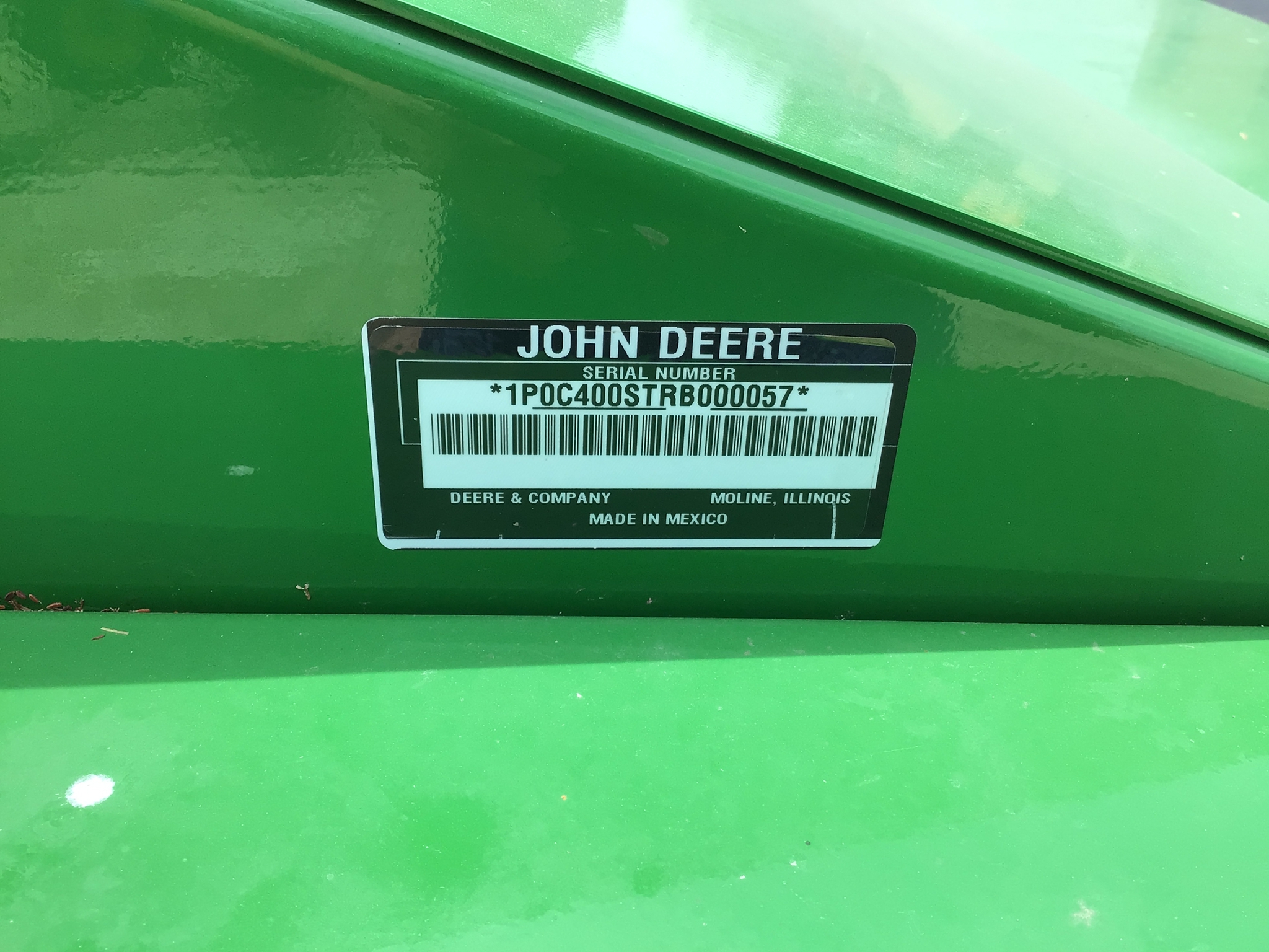 2024 John Deere C400 Image 7