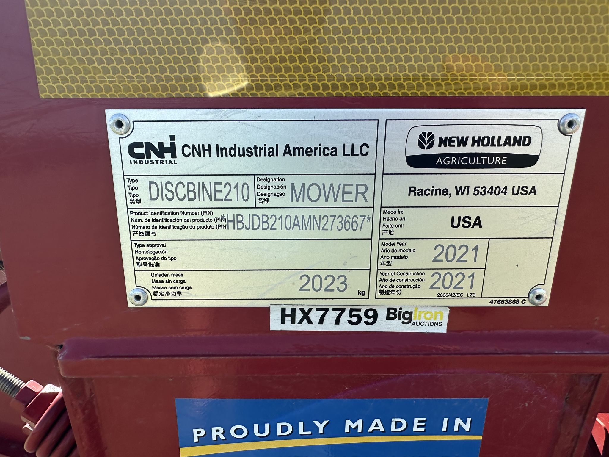 2021 New Holland 210 Image 21