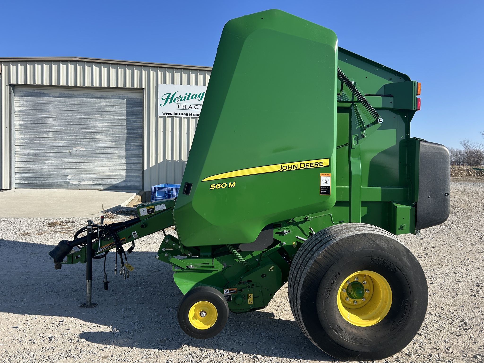  2023 John Deere 560M at Heritage Tractor in Clinton, MO