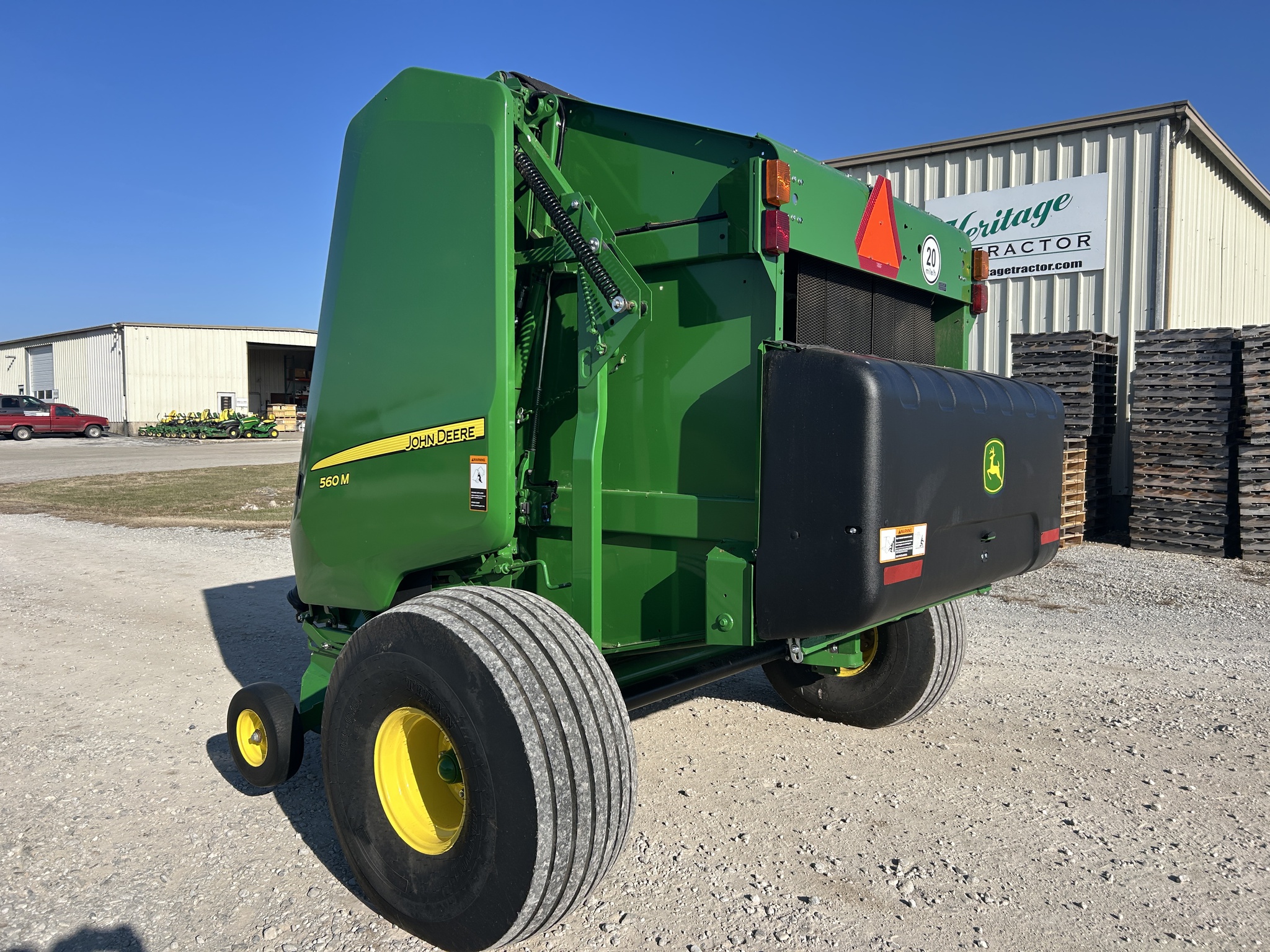  2023 John Deere 560M at Heritage Tractor in Clinton, MO