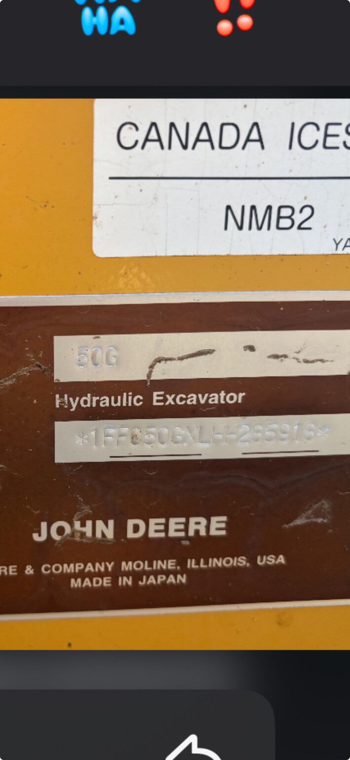 2018 John Deere 50G Image 25