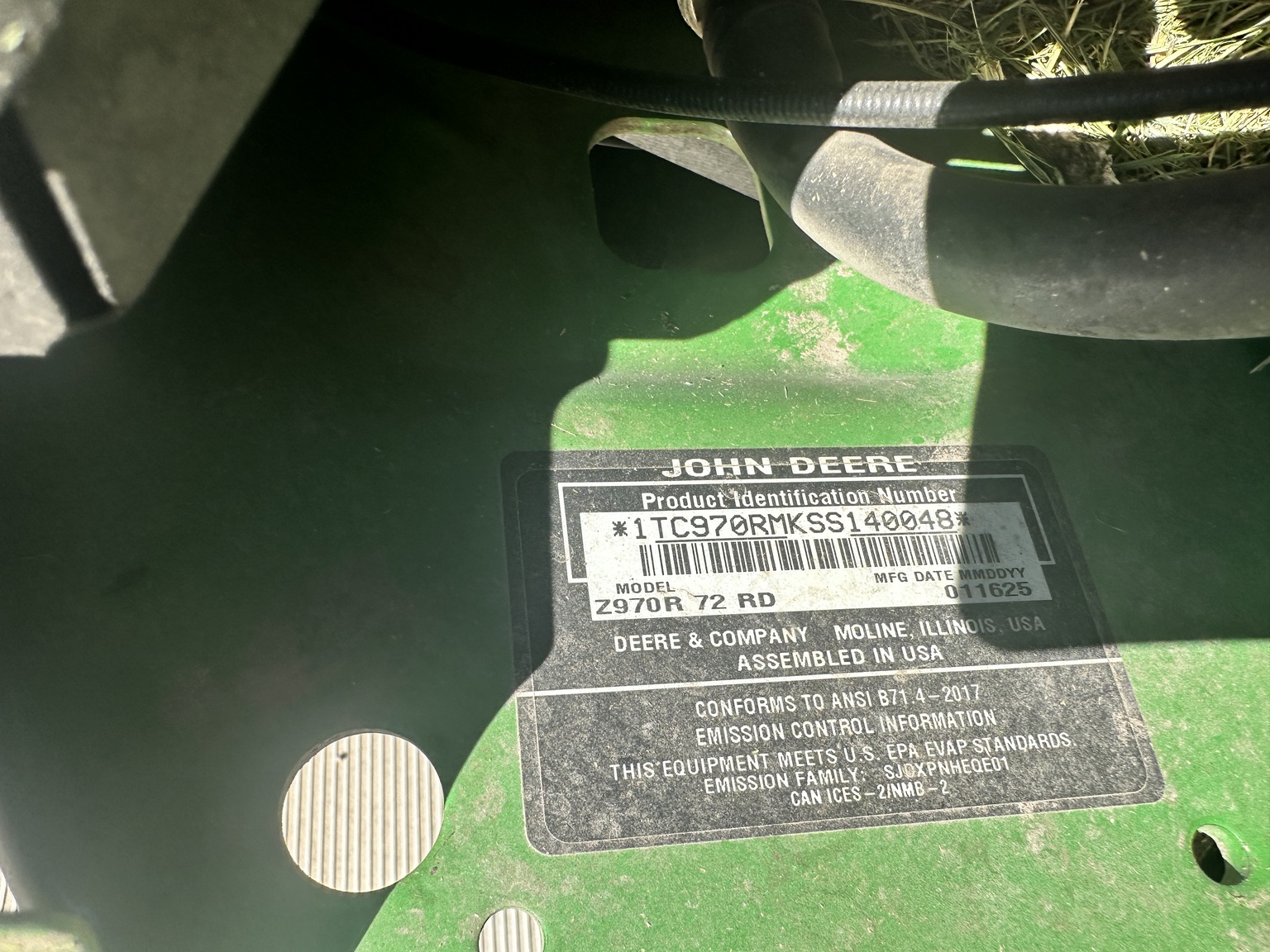  2025 John Deere Z970R at Heritage Tractor in Lexington, IL
