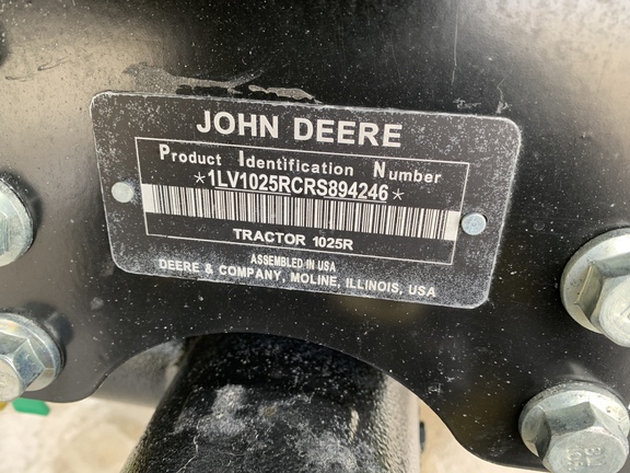Photo of 2025 John Deere 1025R